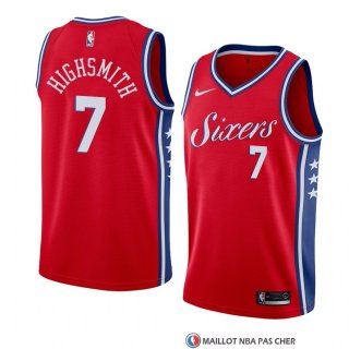Maillot Philadelphia 76ers Haywood Highsmith Statement 2018 Rouge