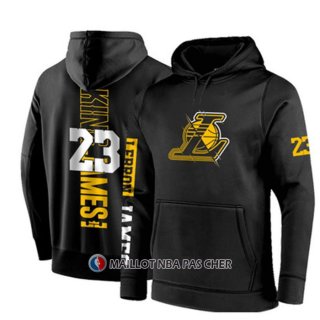 Veste a Capuche Los Angeles Lakers LeBron James Noir3