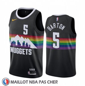 Maillot Denver Nuggets Will Barton Ville Noir