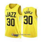 Maillot Utah Jazz Ochai Agbaji NO 30 Icon 2022-23 Jaune