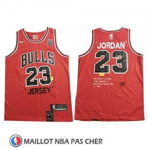 Maillot Chicago Bulls Michael Jordan Retro 1985 Rouge
