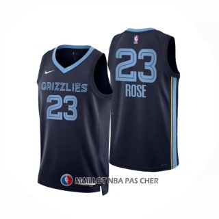 Maillot Memphis Grizzlies Derrick Rose NO 23 Icon Bleu