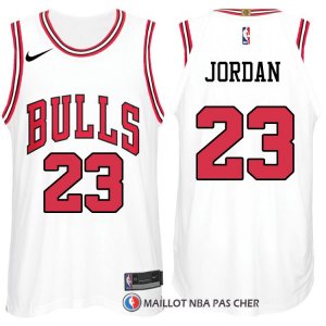 Maillot Authentique Chicago Bulls Jordan 2017-18 23 Blanc