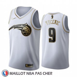 Maillot Golden Edition Orlando Magic Nikola Vucevic 2019-20 Blanc