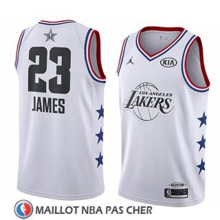 Maillot All Star 2019 Los Angeles Lakers Lebron James Blanc