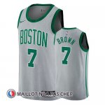 Maillot Boston Celtics Brown 7 Ciudad 2017-18 Gris