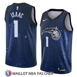 Maillot Orlando Magic Jonathan Isaac No 1 Ciudad 2018 Bleu