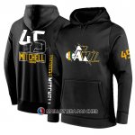 Veste a Capuche Utah Jazz Donovan Mitchell Noir