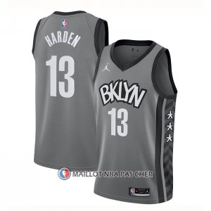Maillot Brooklyn Nets James Harden Statement 2020 Gris