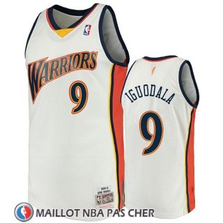 Maillot Golden State Warriors Andre Iguodala 2009-10 Hardwood Classics Blanc