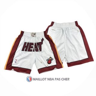 Short Miami Heat Just Don Rouge Blanc