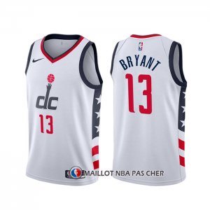 Maillot Washington Wizards Thomas Bryant Ville 2019-20 Blanc