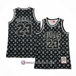 Maillot Chicago Bulls x Lv Michael Jordan Mitchell & Ness 1997-98 Noir