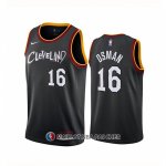 Maillot Cleveland Cavaliers Cedi Osman Ville 2020-21 Noir