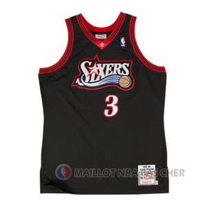 Maillot Philadelphia 76ers Iverson #3 Nero