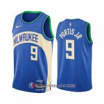 Maillot Milwaukee Bucks Bobby Portis NO 9 Ville 2023-24 Bleu