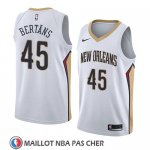 Maillot New Orleans Pelicans Dairis Bertans Association 2018 Blanc
