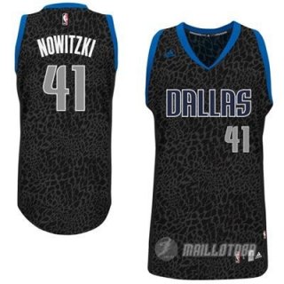 Maillot Nowitzki Crazy Light Leopard #41