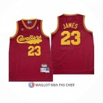 Maillot Cleveland Cavaliers LeBron James NO 23 Mitchell & Ness Rouge