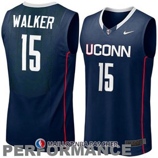 Maillot NCAA Connecticut Walker 15 Bleu