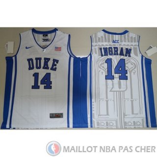 Maillot NCAA Brandon Ingram Elite V-Cuello Blanc