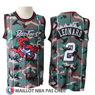 Maillot Tornto Raptors Kawhi Leonard Camuflaje Vert