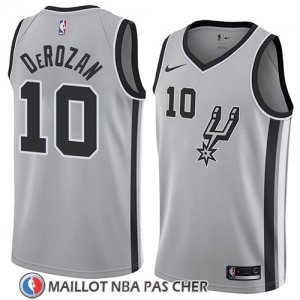 Maillot San Antonio Spurs Demar Derozan Statement 2018 Gris