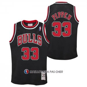 Maillot Enfant Chicago Bulls Scottie Pippen NO 33 Mitchell & Ness 1997-98 Noir