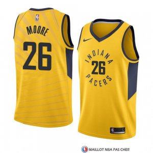 Maillot Indiana Pacers Ben Moore Statement 2018 Jaune