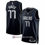 Maillot Dallas Mavericks Luka Doncic NO 77 Select Series Noir