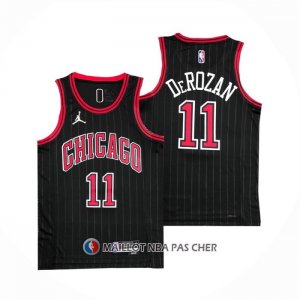 Maillot Chicago Bulls Demar Derozan NO 11 Statement 2020-21 Noir