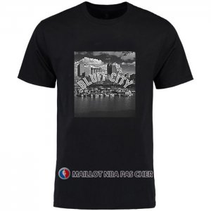 Maillot Manche Courte Memphis Grizzlies Ville Noir