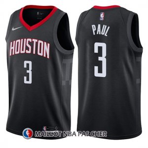 Maillot Houston Rockets Chris Paul Statement 2017-18 3 Noir
