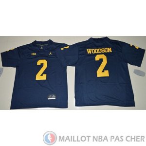 Maillot NCAA Charles Woodson Jordan Tipo Bleu Marino 2016