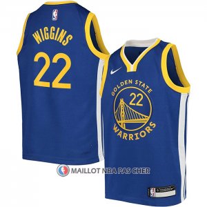 Maillot Enfant Golden State Warriors Andrew Wiggins NO 22 Icon Bleu