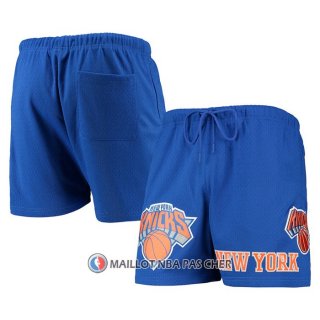Short New York Knicks Pro Standard Mesh Capsule Bleu