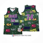 Maillot Milwaukee Bucks Allen Iverson NO 34 Mitchell & Ness 2000-01 Vert