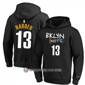 Veste a Capuche Brooklyn Nets James Harden Ville 2020-21 Noir