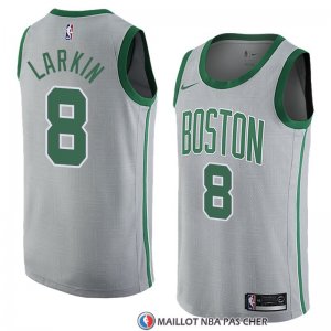 Maillot Boston Celtics Shane Larkin Ville 2018 Gris
