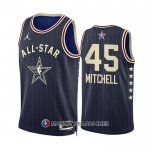 Maillot All Star 2024 Cleveland Cavaliers Donovan Mitchell NO 45 Bleu