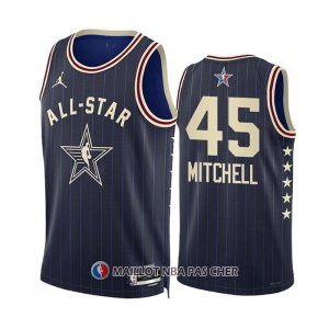 Maillot All Star 2024 Cleveland Cavaliers Donovan Mitchell NO 45 Bleu