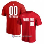 Maillot Manche Courte Portland Trail Blazers Carmelo Anthony Rouge