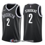 Maillot Brooklyn Nets Nik Stauskas Icon 2 2017-18 Noir
