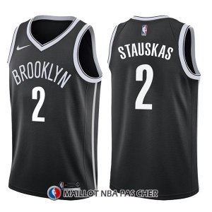 Maillot Brooklyn Nets Nik Stauskas Icon 2 2017-18 Noir