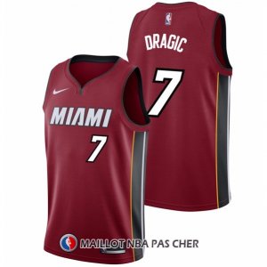 Maillot Authentique Miami Heat Dragic 2017-18 7 Rouge