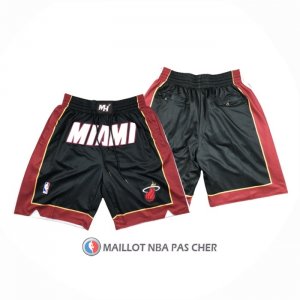 Short Miami Heat Just Don Rouge Noir