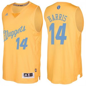 Maillot Navidad 2016 Nuggets Gary Harris 14 Blond