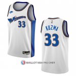 Maillot Washington Wizards Kyle Kuzma NO 33 Classic 2022-23 Blanc