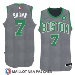 Maillot Noel 2018 Boston Celtics Jaylen Brown No 7 Vert