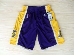 Short Pourpre Los Angeles Lakers NBA